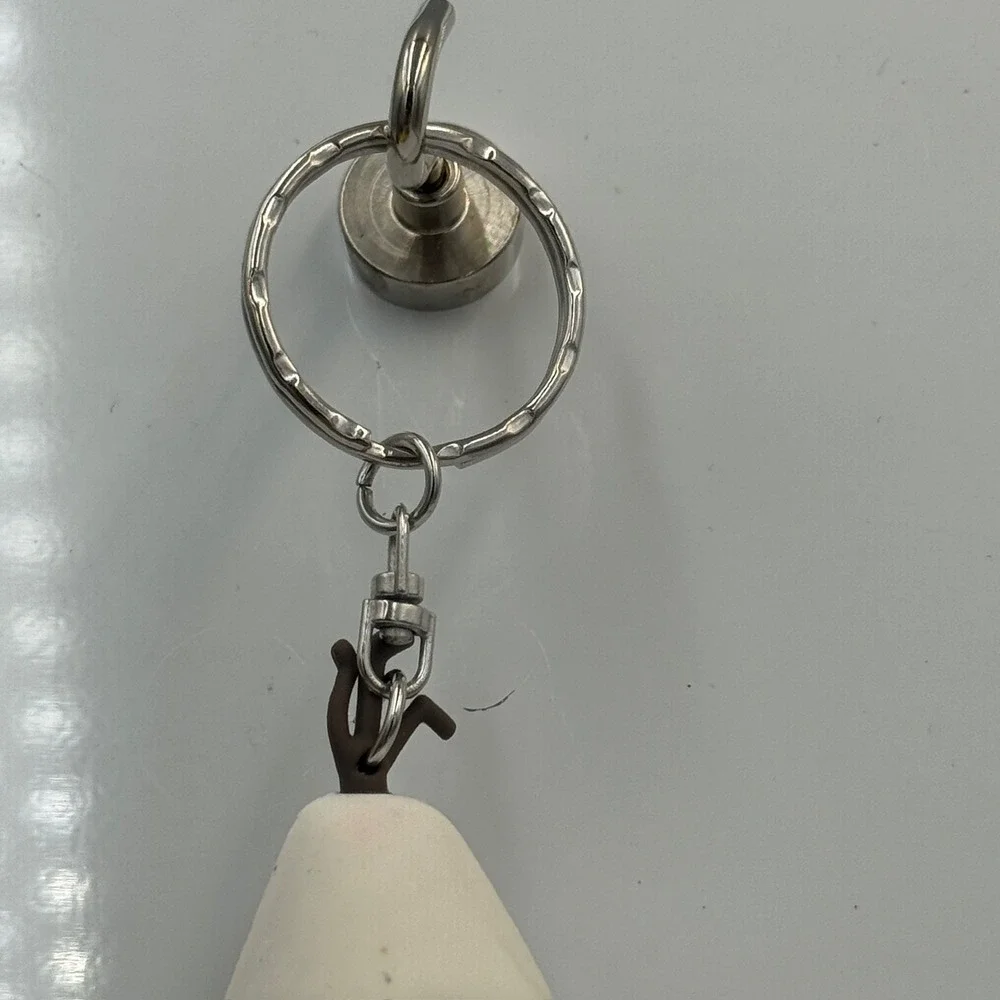 Disney Frozen Olaf Snowman 3D Figural‎ Keychain White Brown J142-15E08